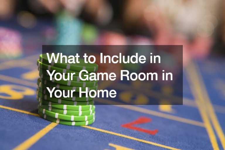 What to Include in Your Game Room in Your Home